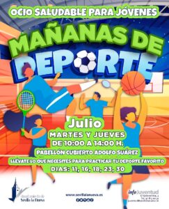 Mañanas de deporte: apertura del pabellón para uso libre @ Pabellón Cubierto Adolfo Suárez
