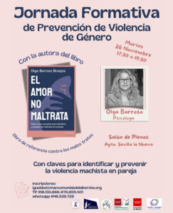 Jornada Formativa de Prevención de Violencia de Género @ Salón de Plenos del Ayuntamiento